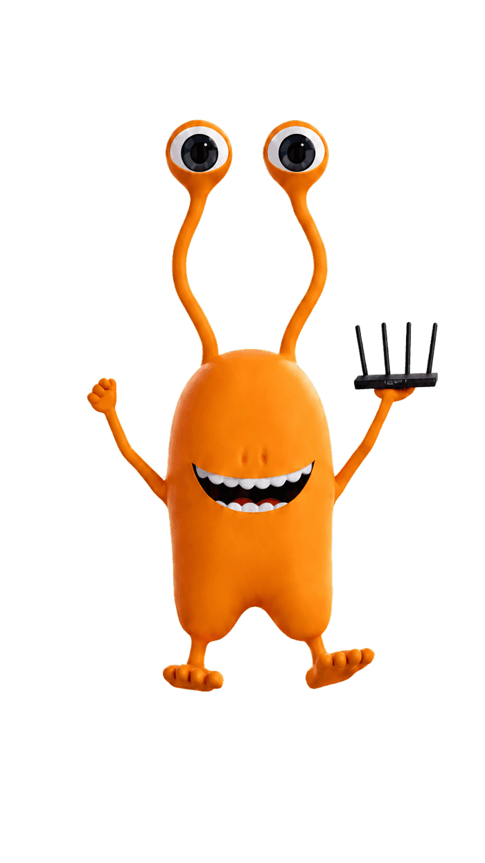 GIGAnet maskot